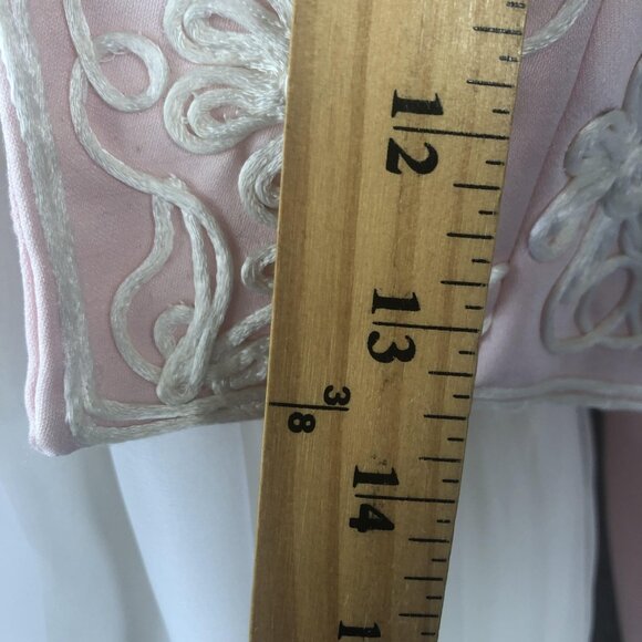 Vintage Jack Bryan Dress Womens Medium Embroidered Gown Jacket Formal 60s - Picture 6 of 16